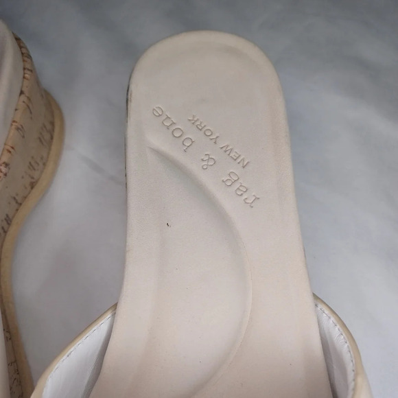 Rag & Bone Sommer Leather Platform Slides Size 38.5 US 8.5 - Picture 5 of 16